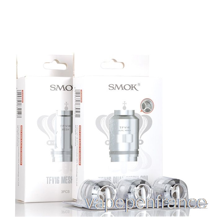 Bobines De Remplacement De Maille Smok Tfv16 Bobines à Double Maille 0,12 Ohm Stylo Vape